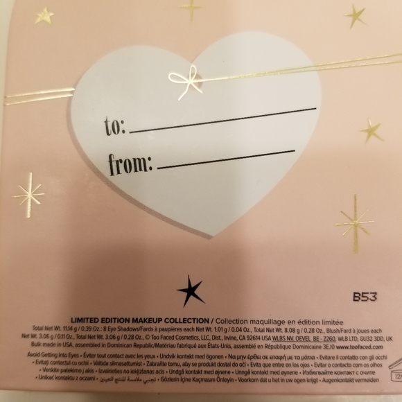 NIP Too Faced Let It Snow Globe “Peacock” Eye/Face Makeup Palette - Picture 5 of 11